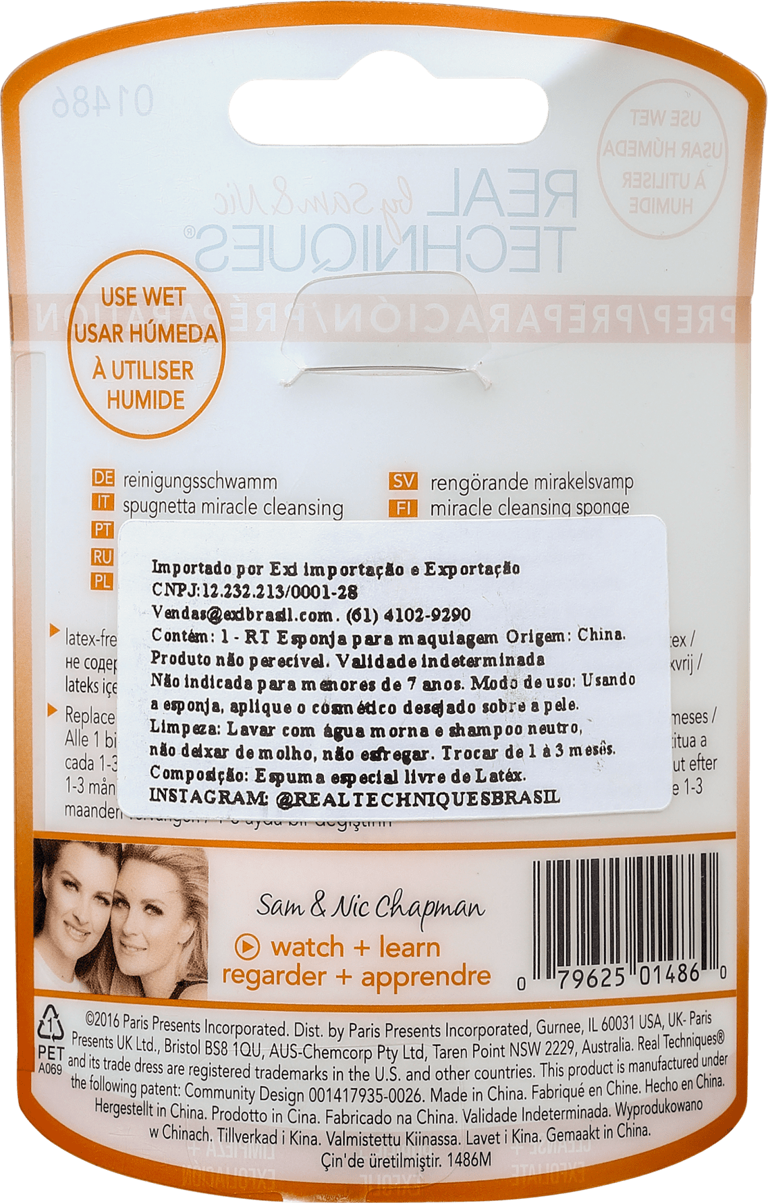 Real Techniques Miracle Cleansing - Esponja Facial (1 Unidade)