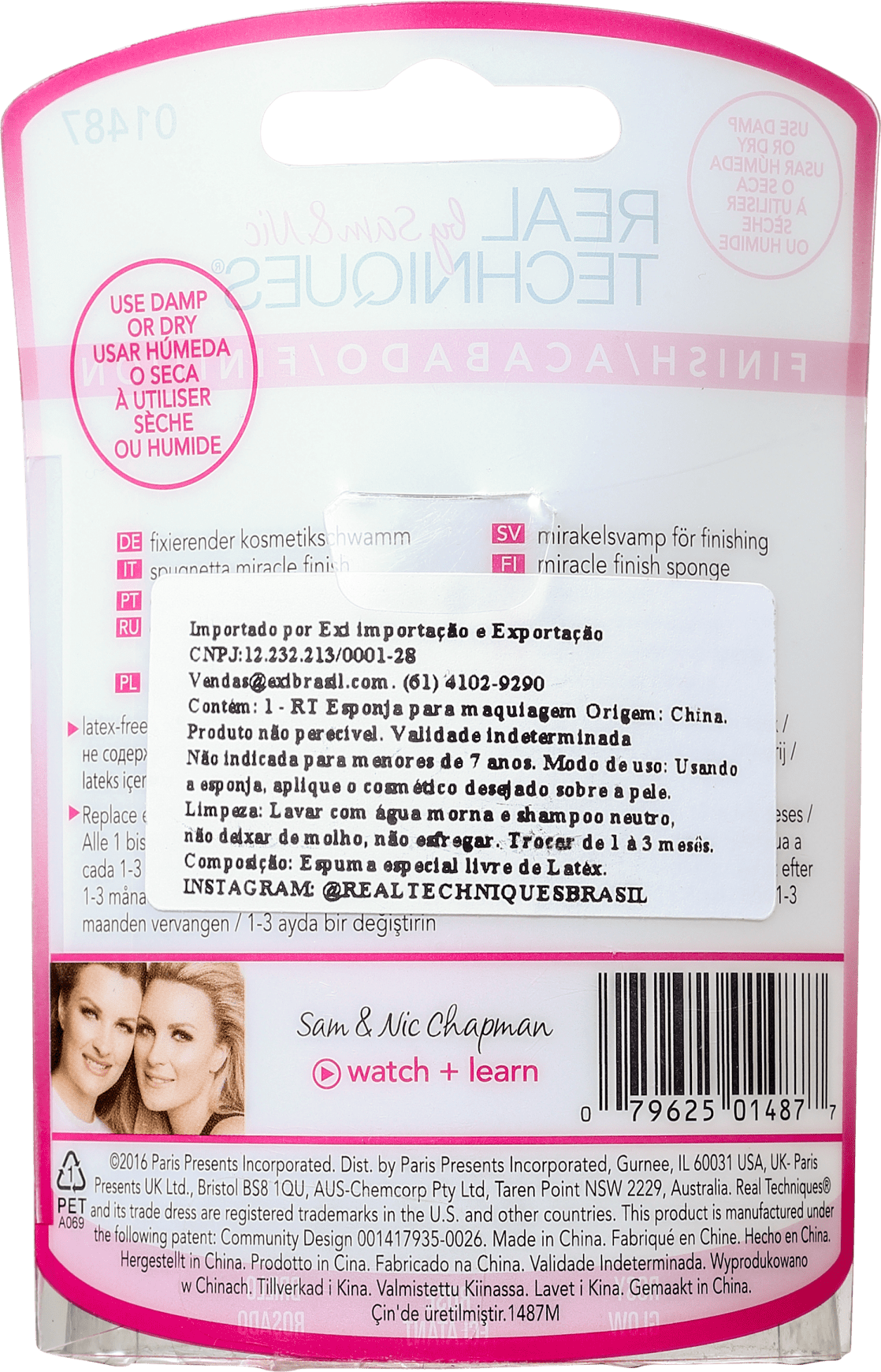Real Techniques Miracle Finish - Esponja para Maquiagem (1 Unidade)