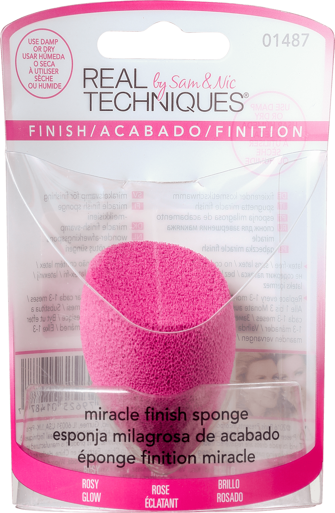 Real Techniques Miracle Finish - Esponja para Maquiagem (1 Unidade)
