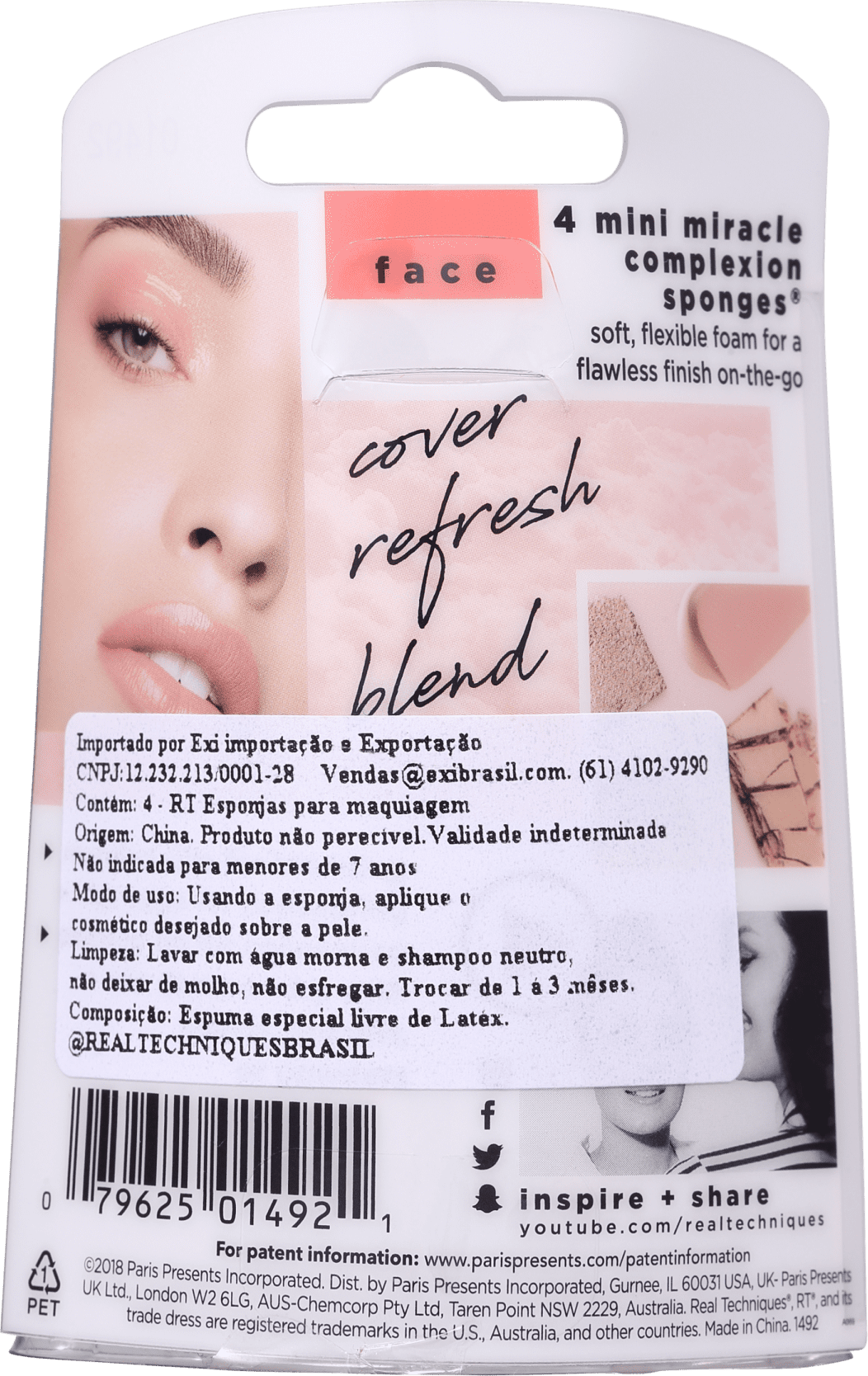 Kit Real Techniques 4 Mini Miracle Complexion Sponges (4 Unidades)