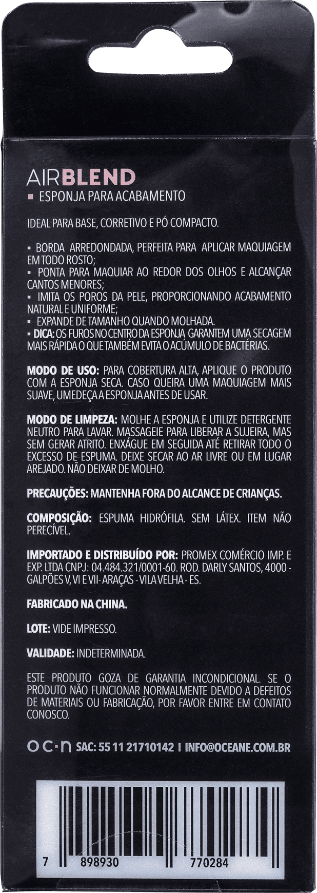 Océane Air Blend - Esponja para Maquiagem