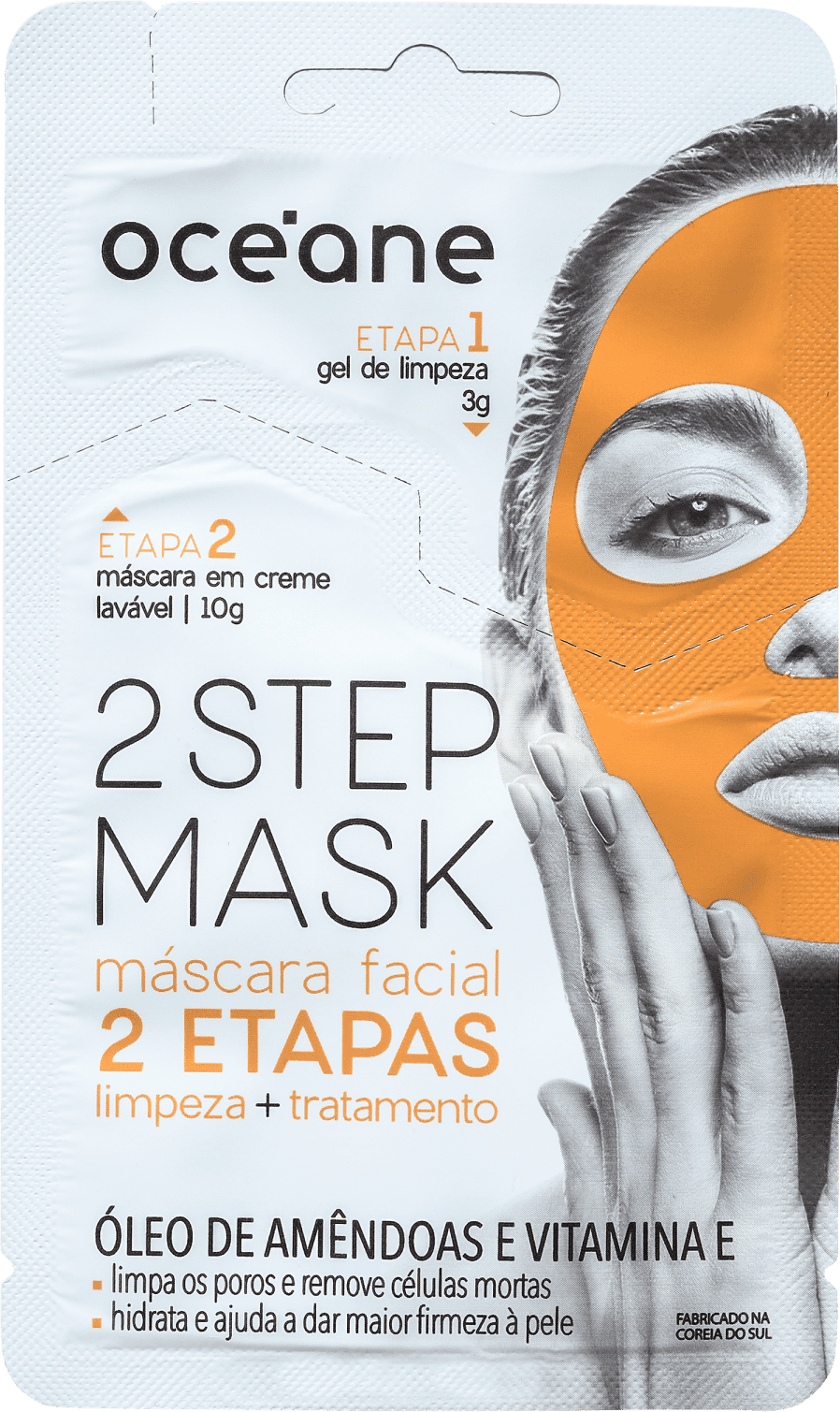 Océane 2 Step Amêndoa e Vitamina E - Máscara Facial 13g