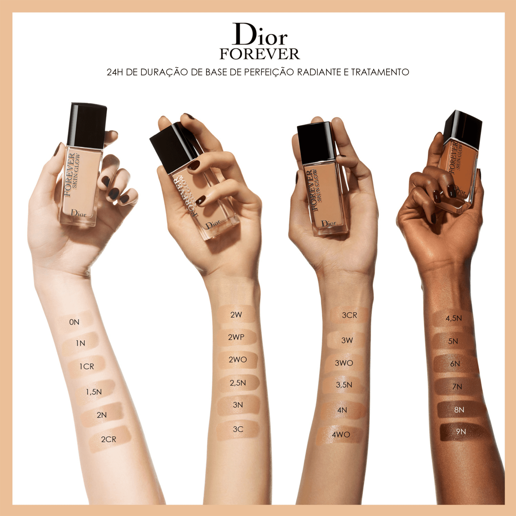 Dior Forever Skin Glow 3,5N Neutral - Base Líquida 30ml