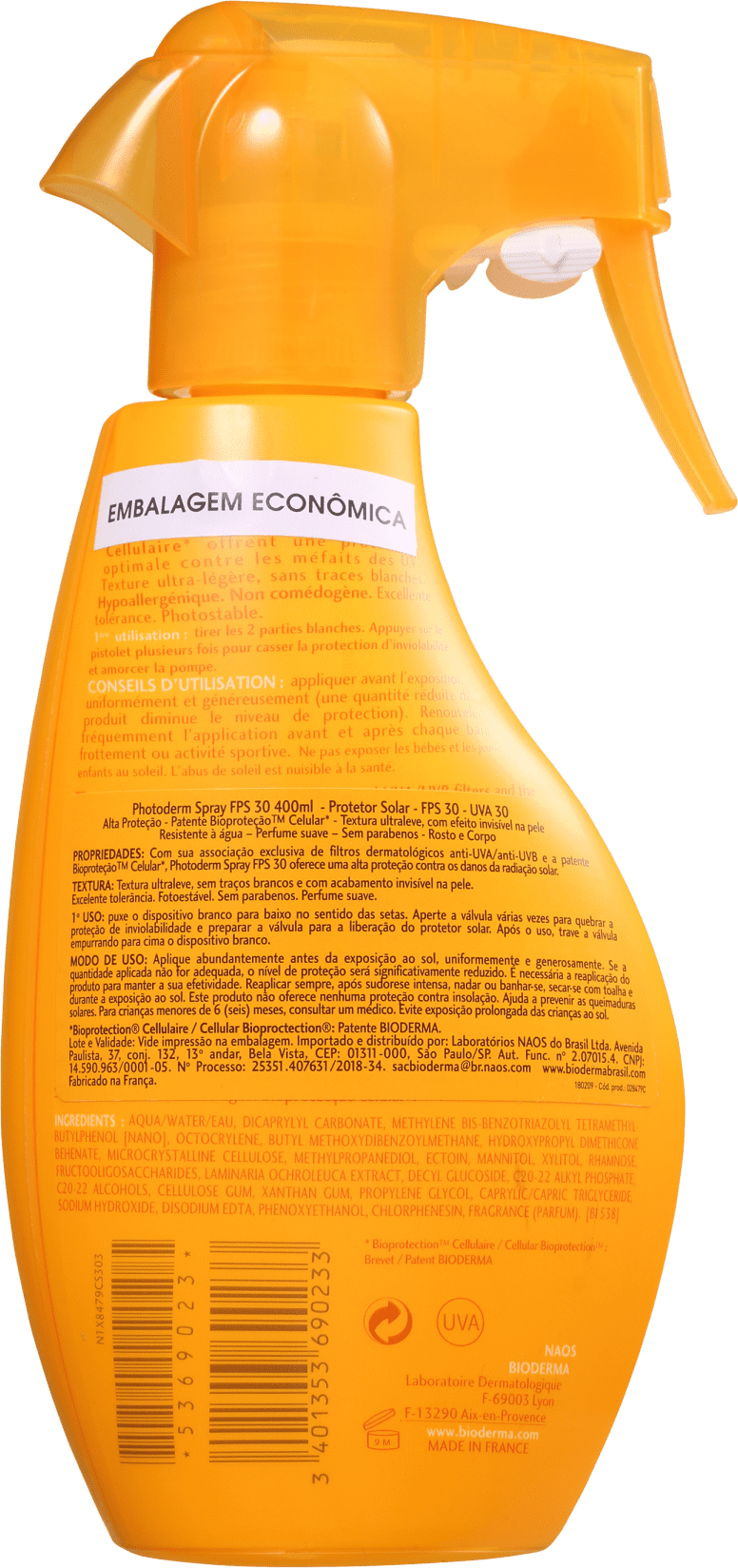 Bioderma Photoderm FPS 30 - Protetor Solar em Spray 400ml