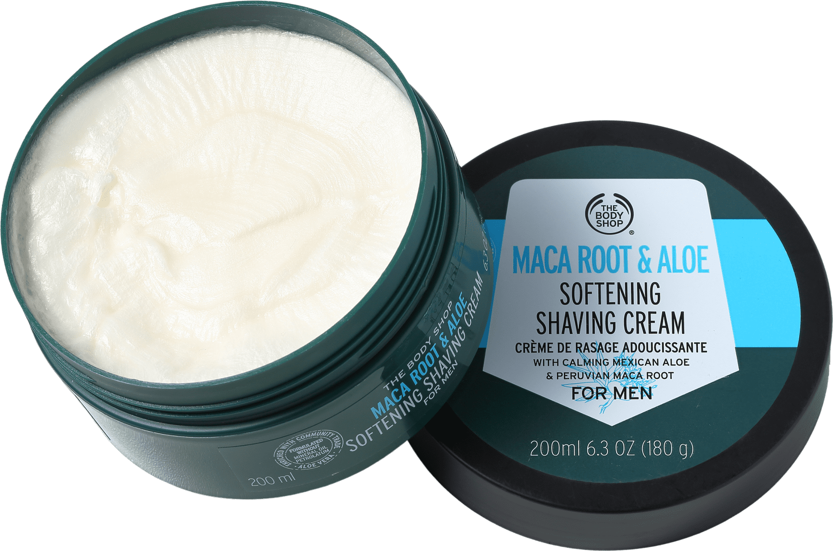 The Body Shop Maca Root & Aloe Softening - Creme de Barbear 200ml