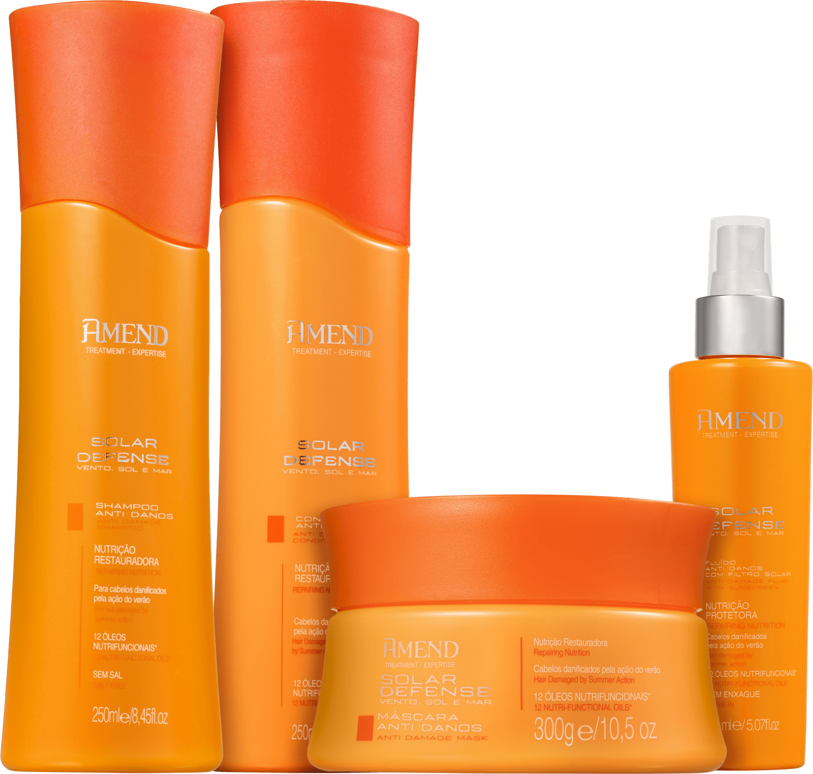 Kit Amend Solar Defense Protect (4 Produtos)