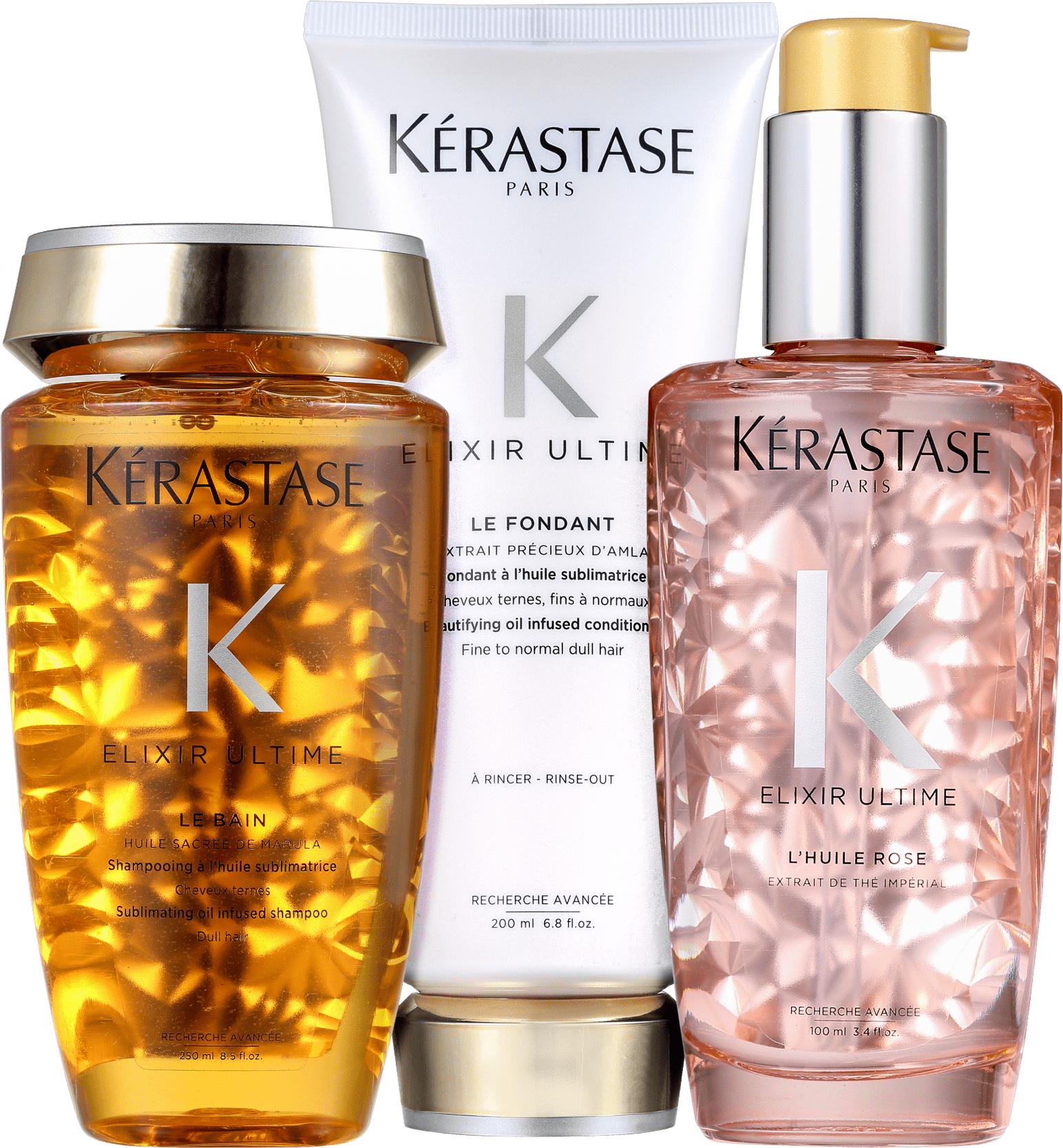 Kit Kérastase Elixir Ultime Rose (3 Produtos)