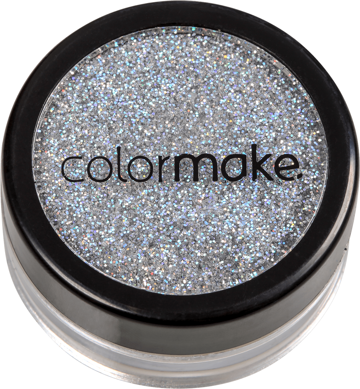 Colormake Pó Pote Prata Holográfico - Glitter 4g