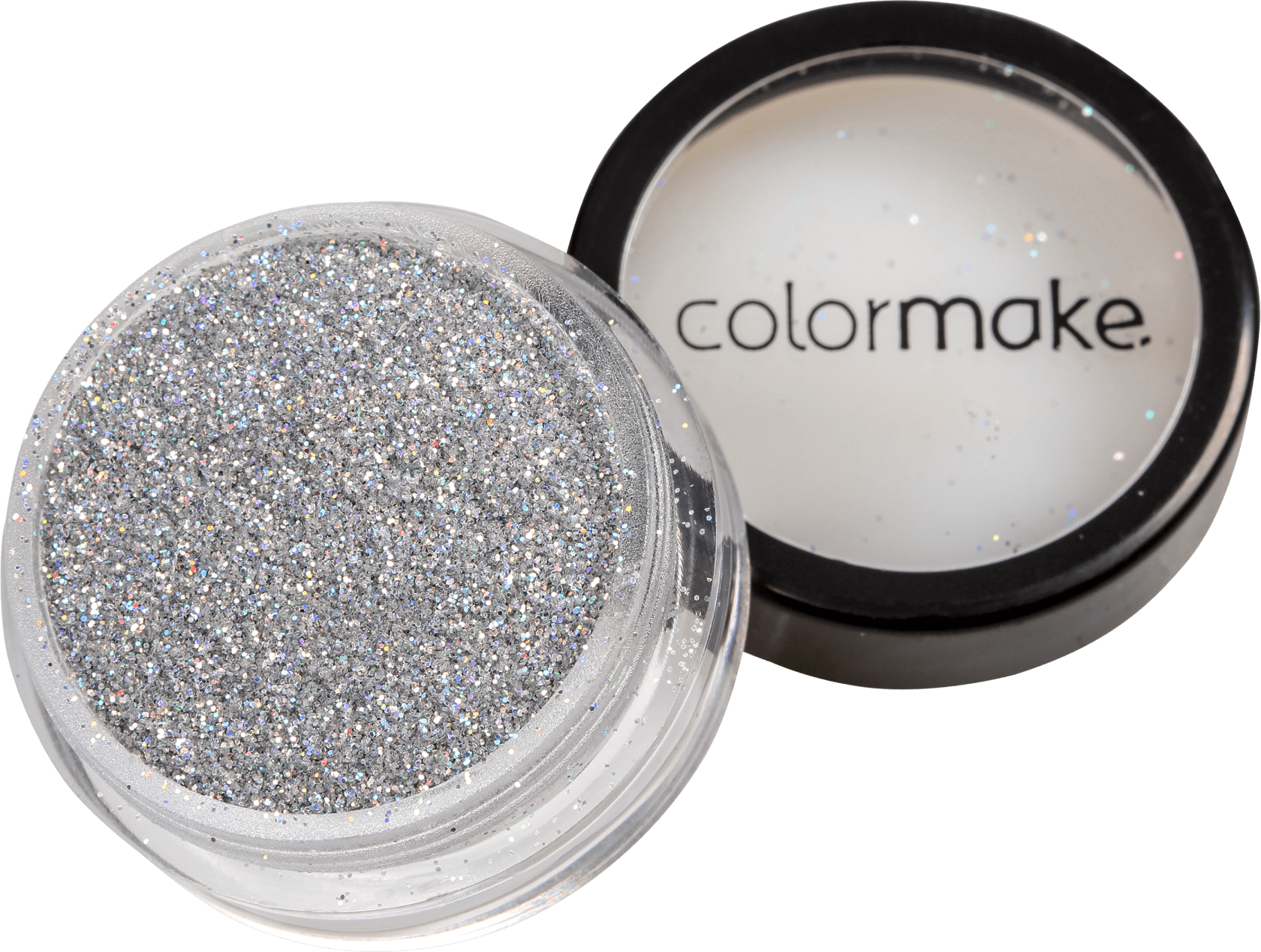 Colormake Pó Pote Prata Holográfico - Glitter 4g