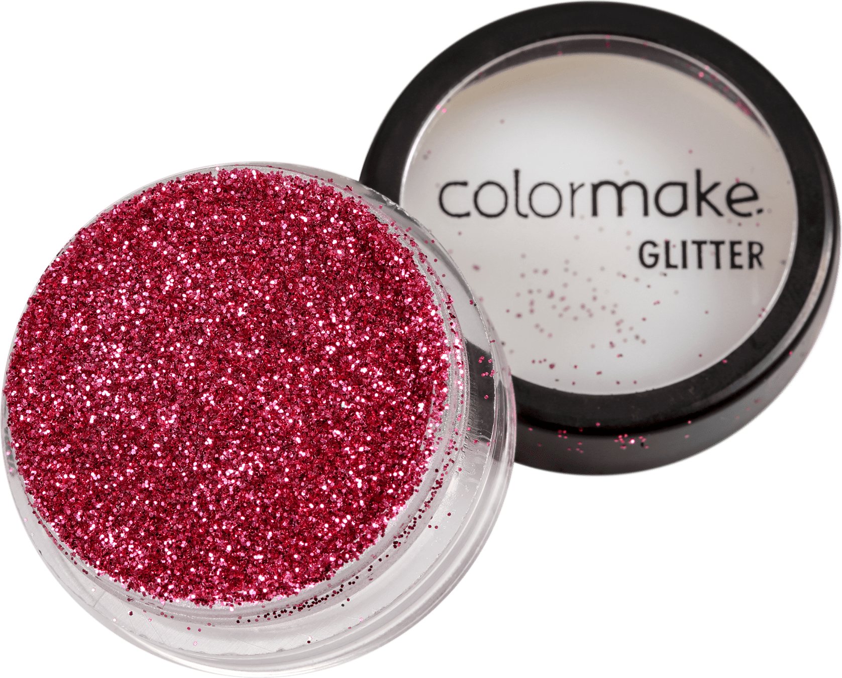 Colormake Pó Pote Rosa - Glitter 4g