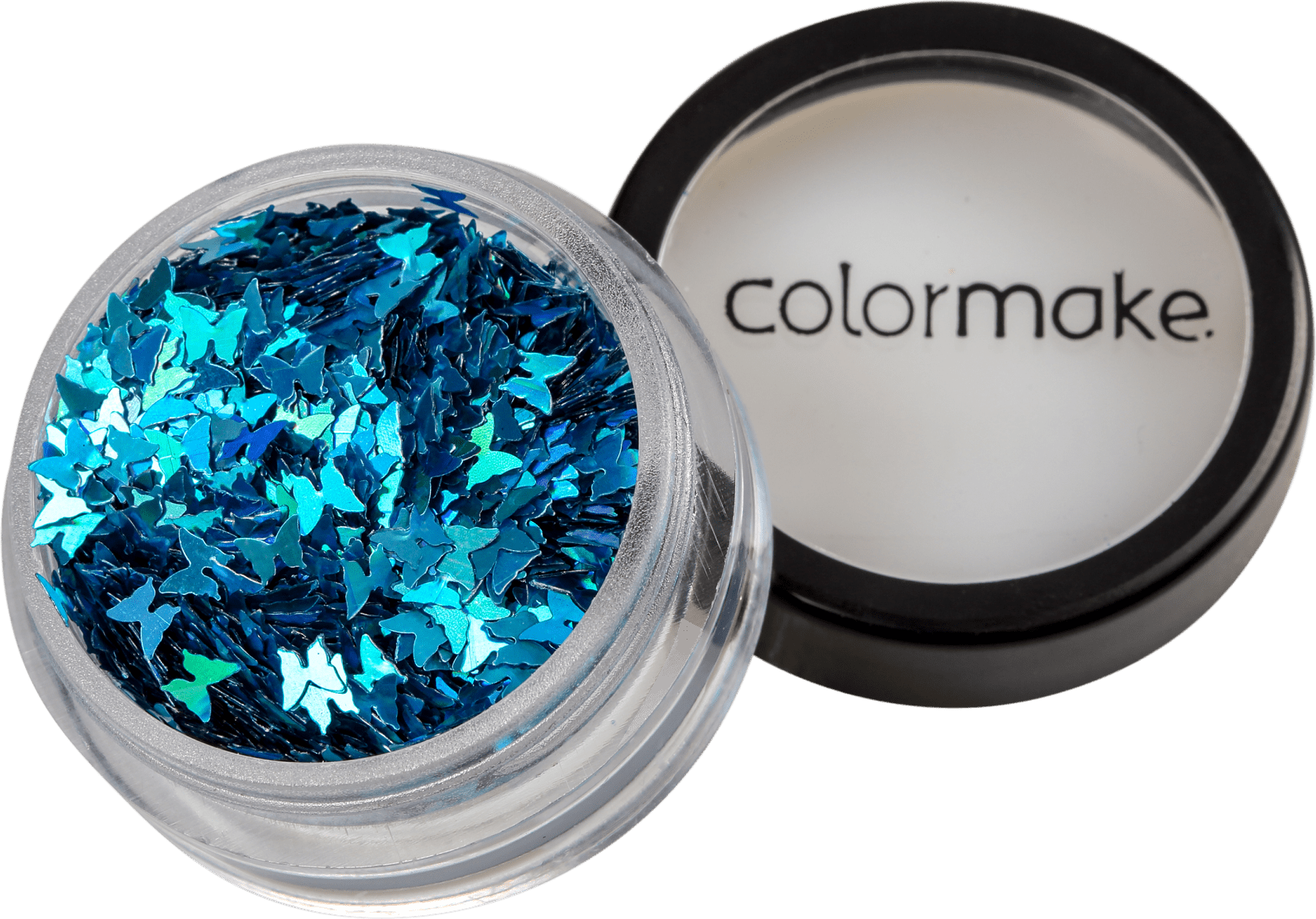 Colormake Shine Formatos Borboleta Azul Turquesa - Glitter 2g