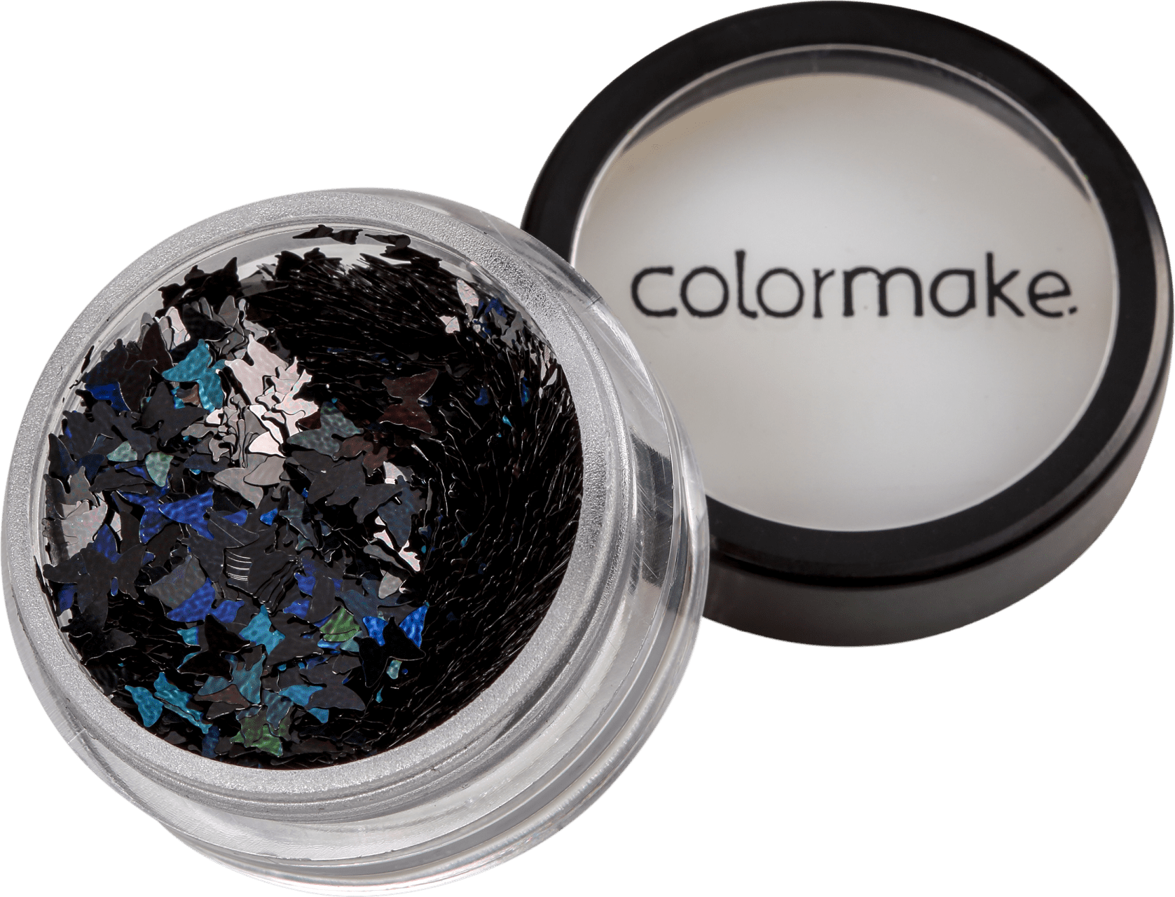 Colormake Shine Formatos Borboleta Preto - Glitter 2g