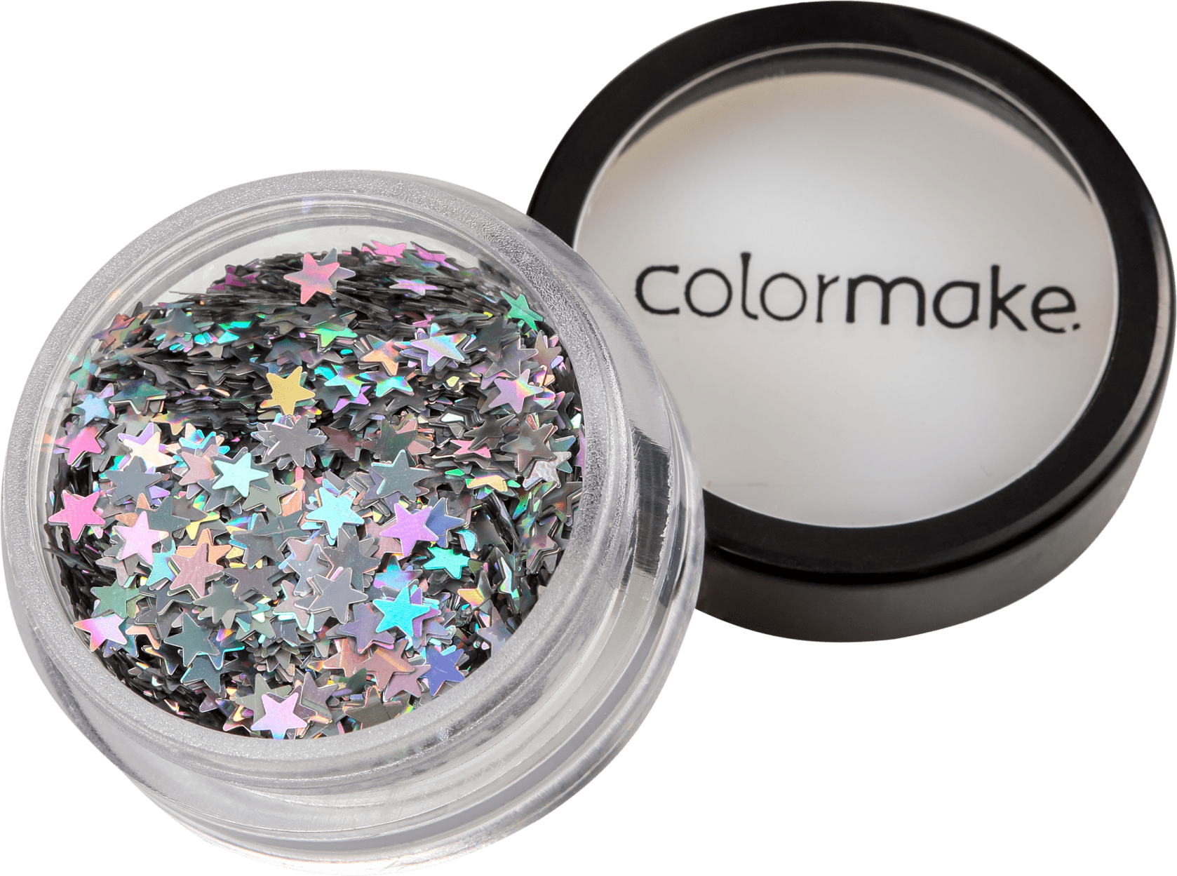 Colormake Shine Formatos Estrela Prata - Glitter 2g