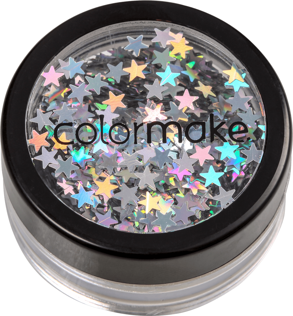 Colormake Shine Formatos Estrela Prata - Glitter 2g