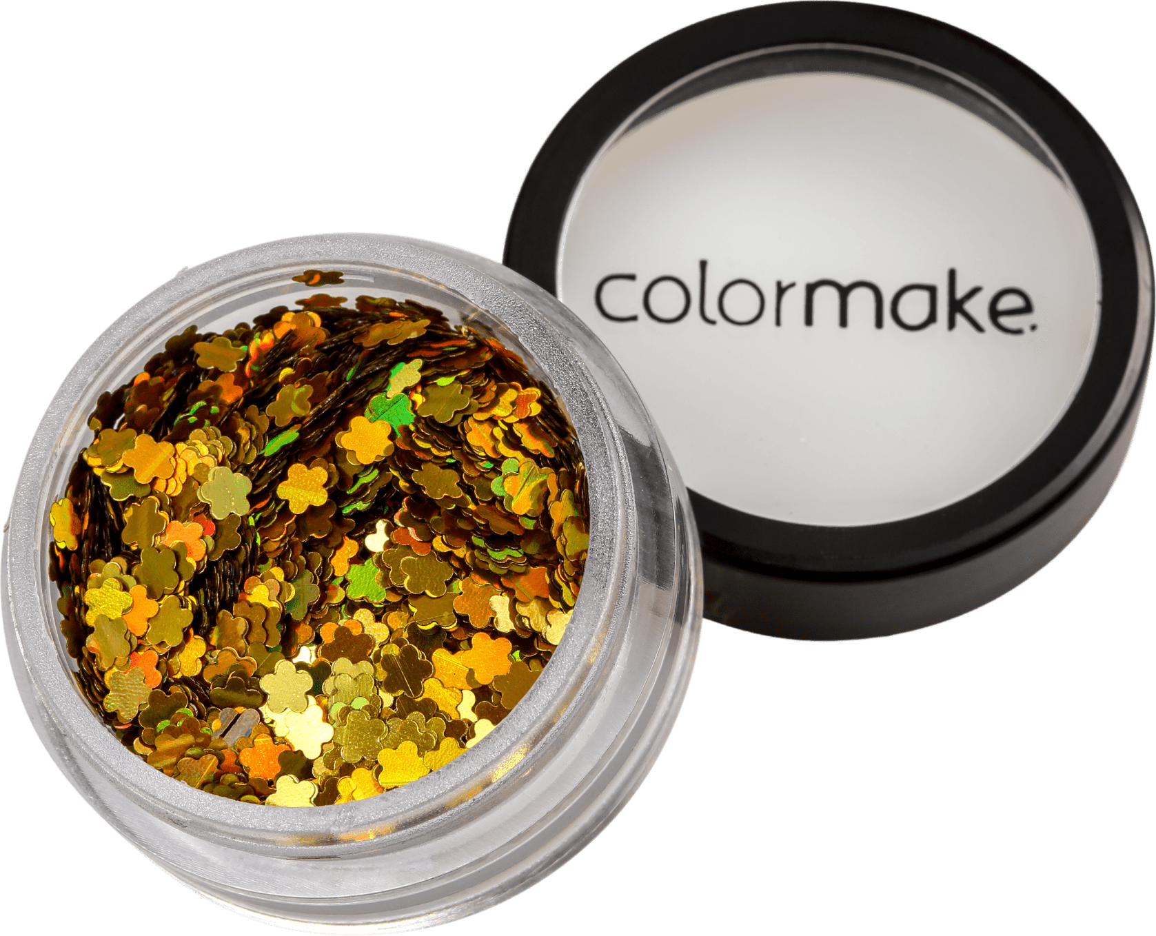 Colormake Shine Formatos Flor Ouro - Glitter 2g