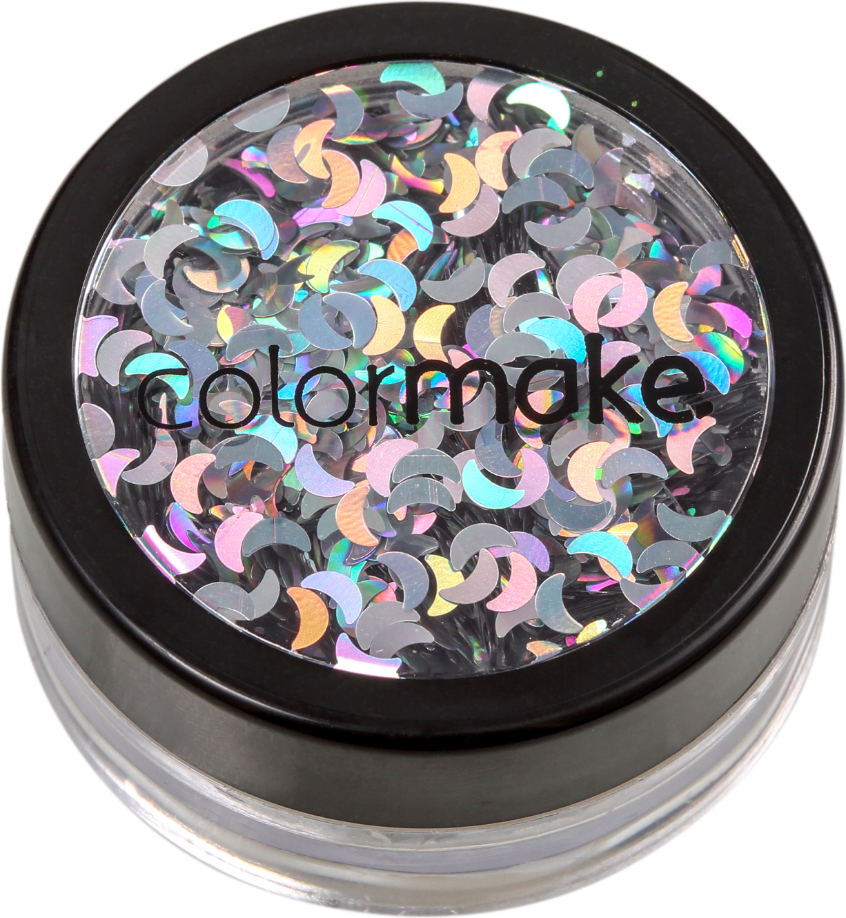 Colormake Shine Formatos Meia Lua Prata - Glitter 2g