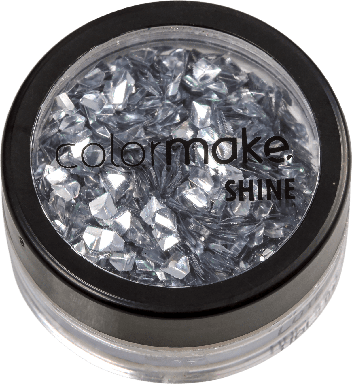 Colormake Shine Formatos Diamante 3D Prata Holográfico - Glitter 2g