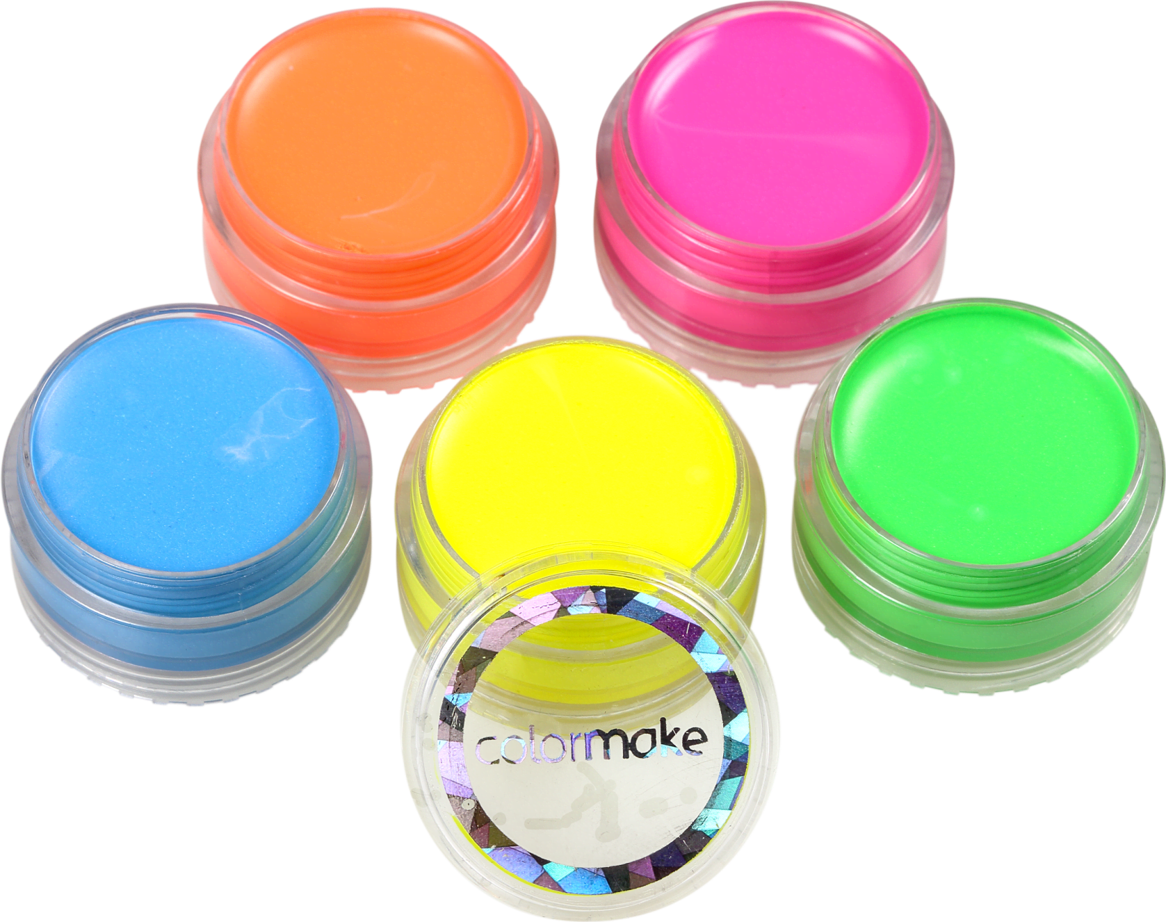 Kit Colormake Tinta Facial Fluorescente (5 Produtos)