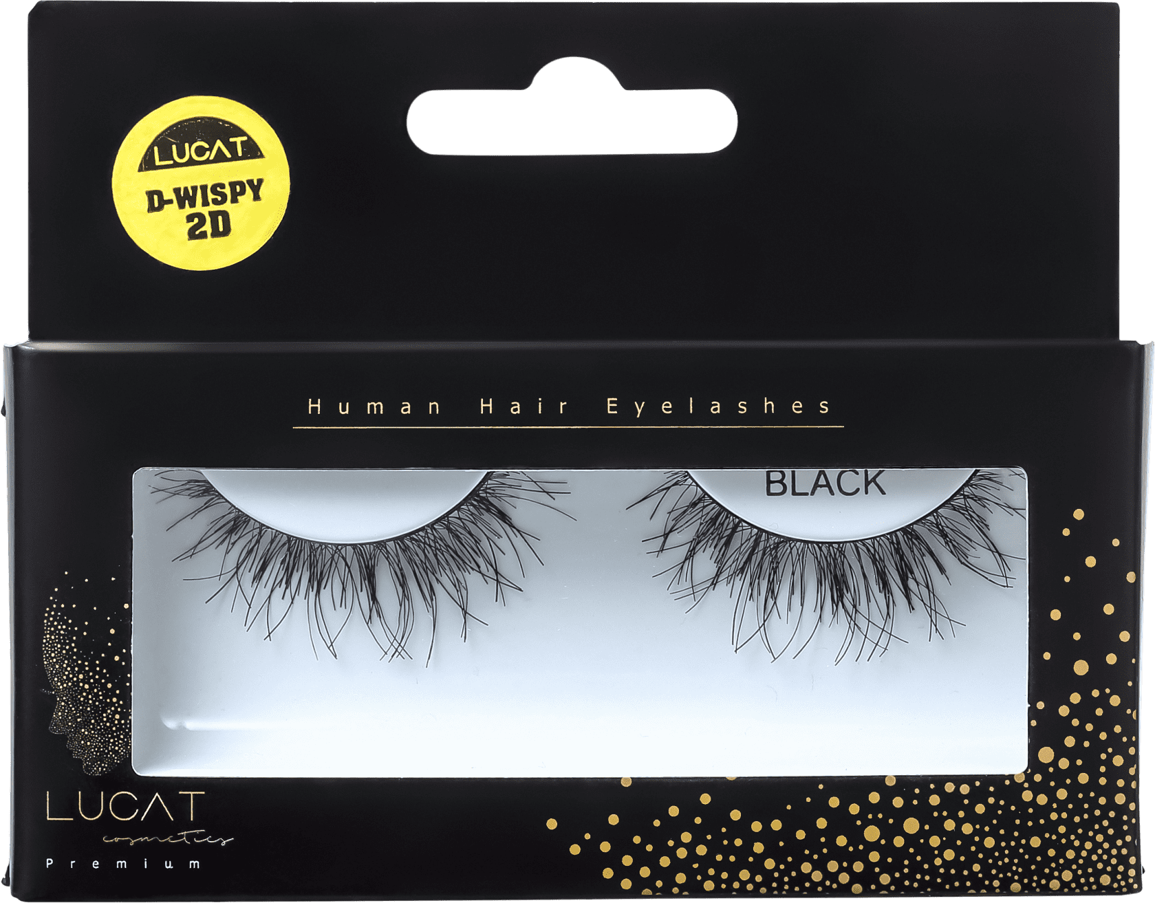 Lucat Beauty Human Hair 2D D-Wispy - Cílios Postiços 9g