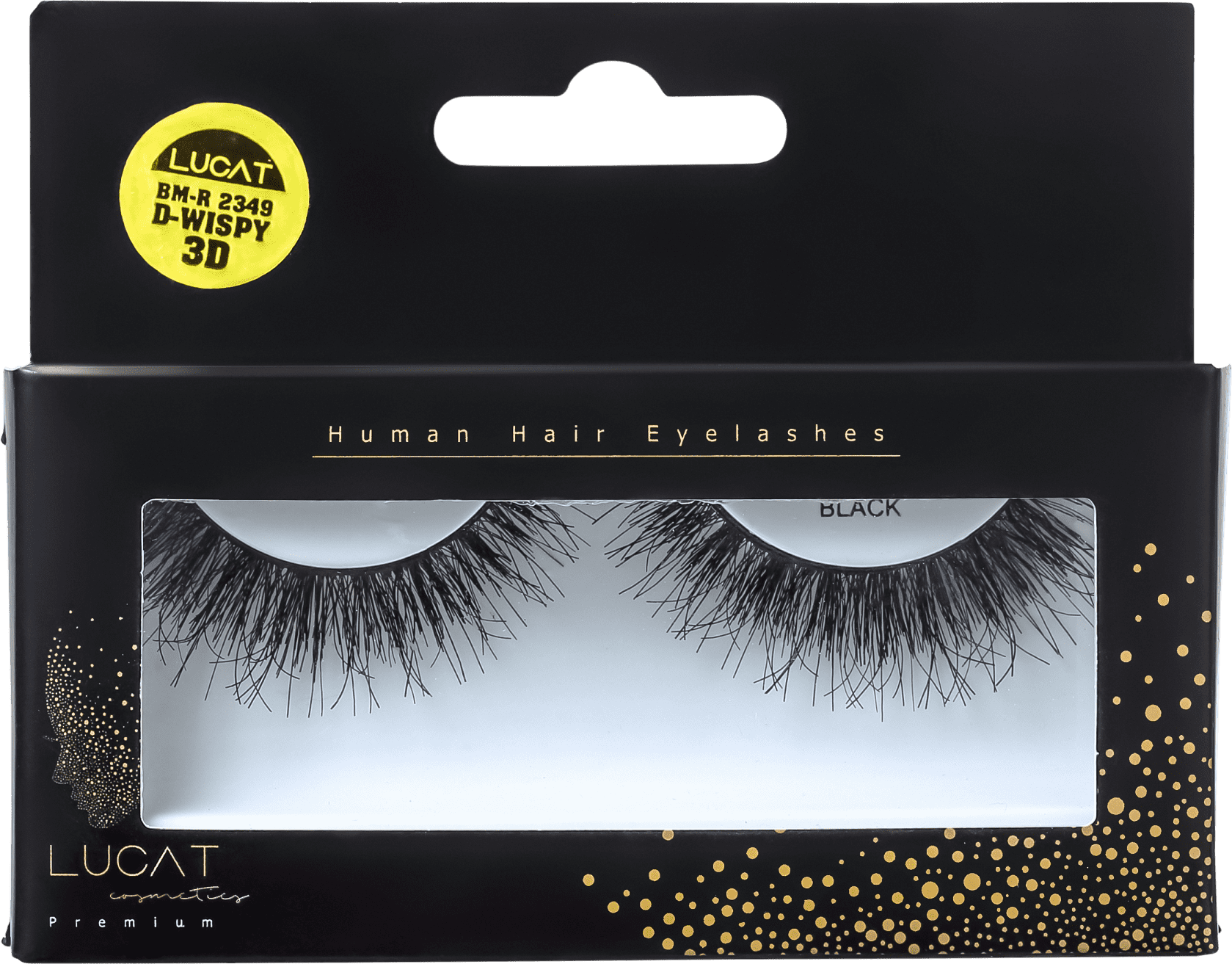 Lucat Beauty Human Hair 3D BM-R 2349 D-Wispy - Cílios Postiços 9g