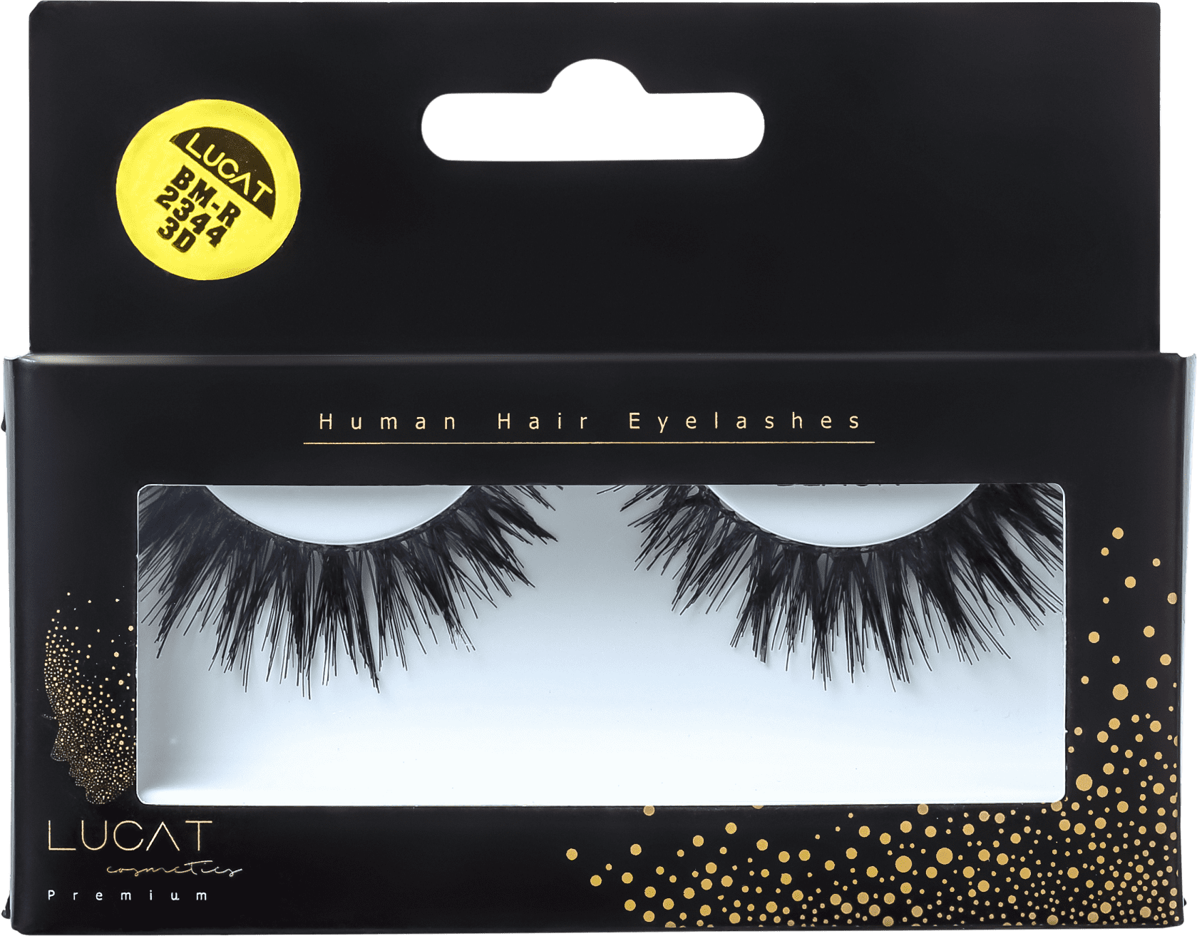 Lucat Beauty Human Hair Premium BM R 2344 3D - Cílios Postiços 6g