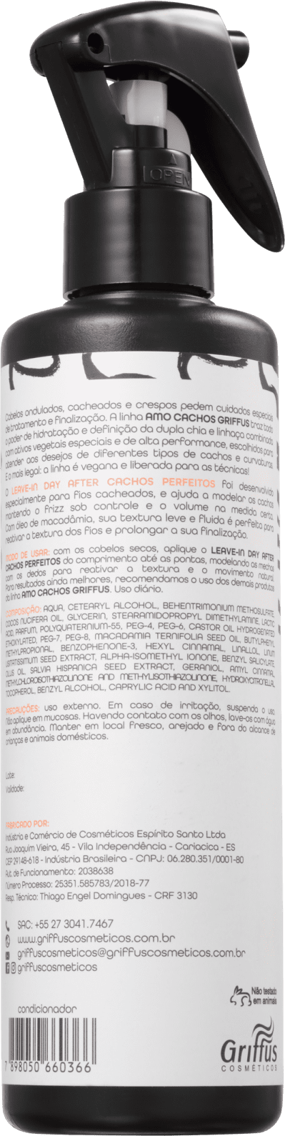 Griffus Amo Cachos Perfeitos - Leave-in 240ml