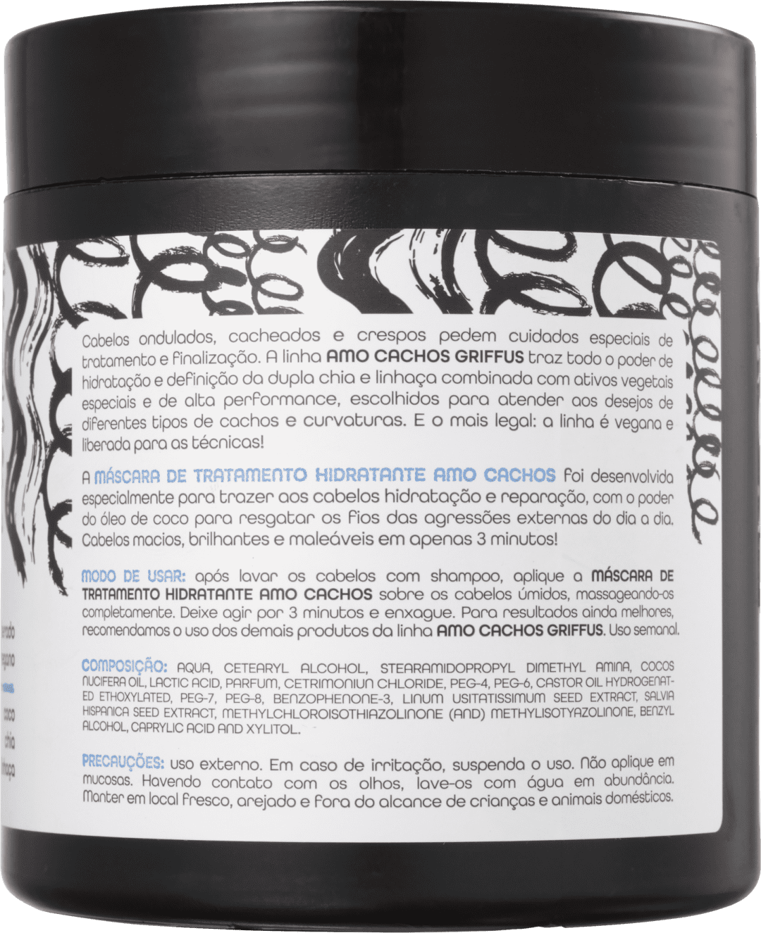 Griffus Amo Cachos - Máscara Capilar 500g