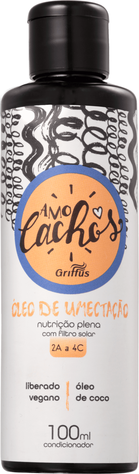 Griffus Amo Cachos Coco Umectação - Óleo de Tratamento Capilar 100ml