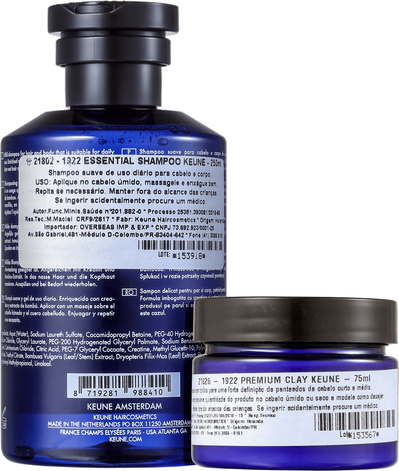 Kit 1922 by J. M. Keune Essential Clay (2 Produtos)
