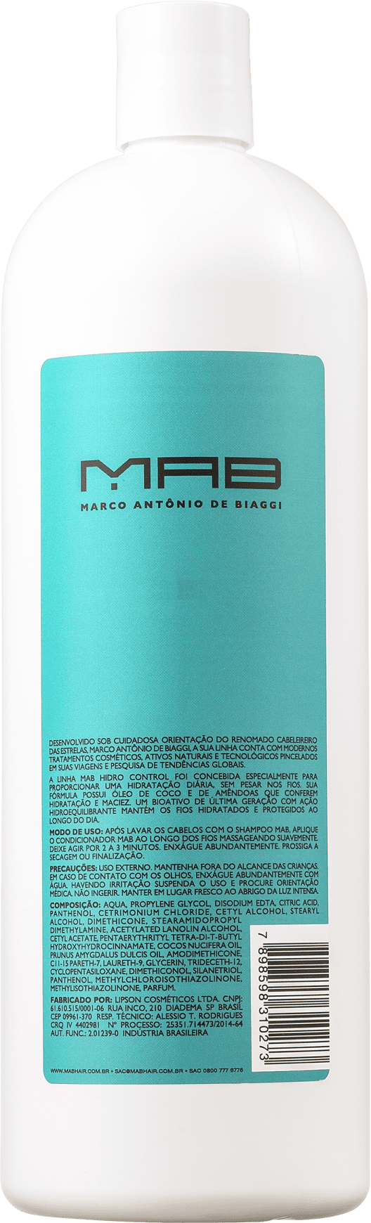 MAB Marco Antônio de Biaggi Hidro Control - Condicionador 1000ml