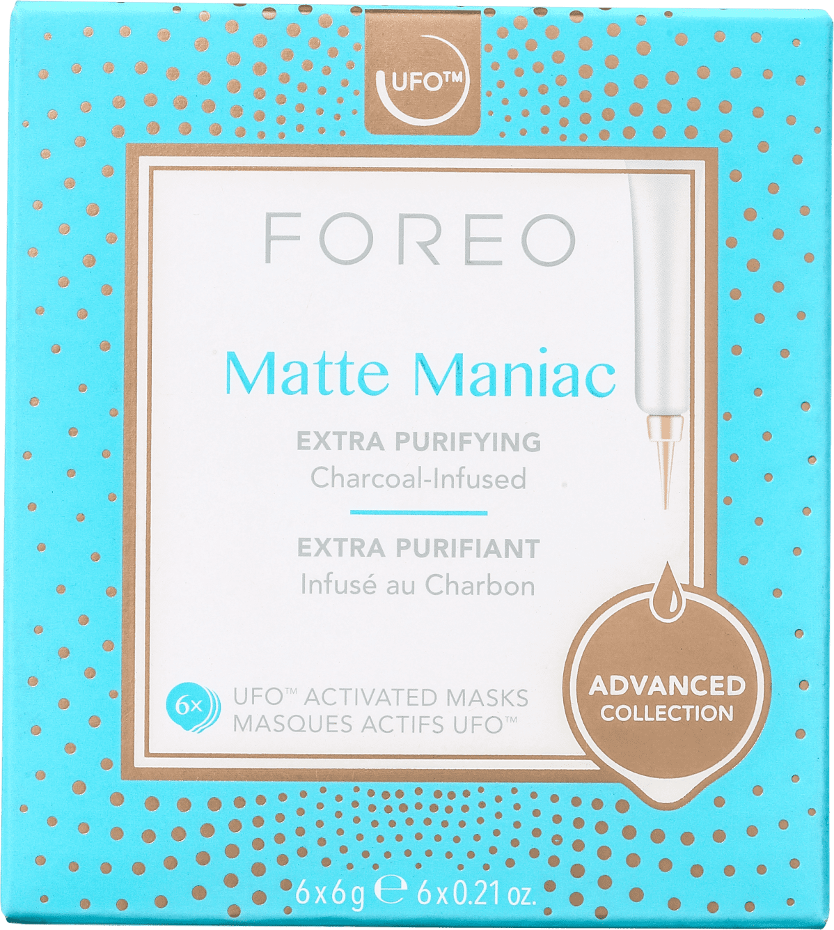 FOREO UFO Matte Maniac - Máscaras Faciais 6x4g