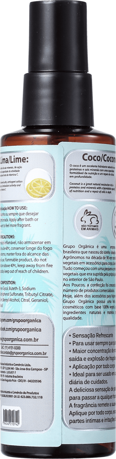 Orgânica Coconut Fresh - Body Spray 100ml