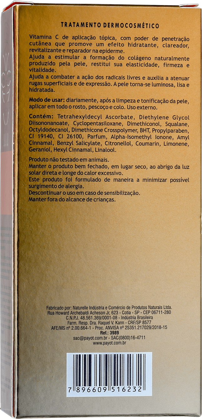 Payot Complexo Vitamina C - Sérum Anti-Idade 30ml