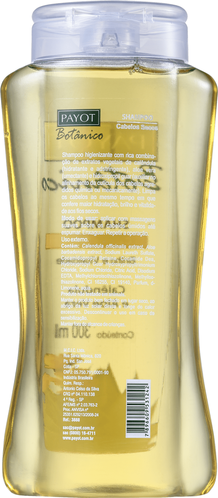 Payot Botânico Calêndula e Aloe Vera - Shampoo 300ml