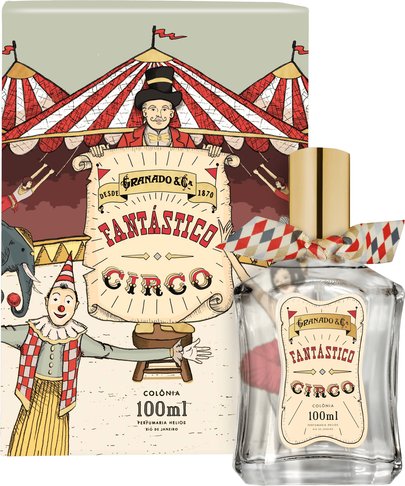 Fantástico Circo Granado Eau de Cologne - Perfume Unissex 100ml