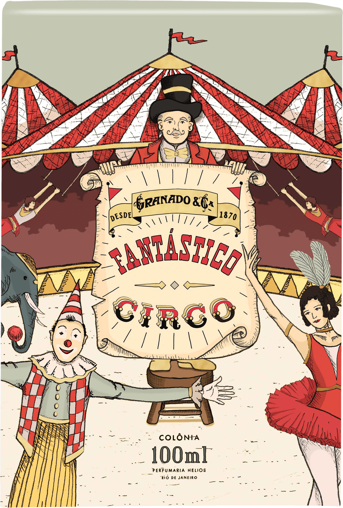 Fantástico Circo Granado Eau de Cologne - Perfume Unissex 100ml
