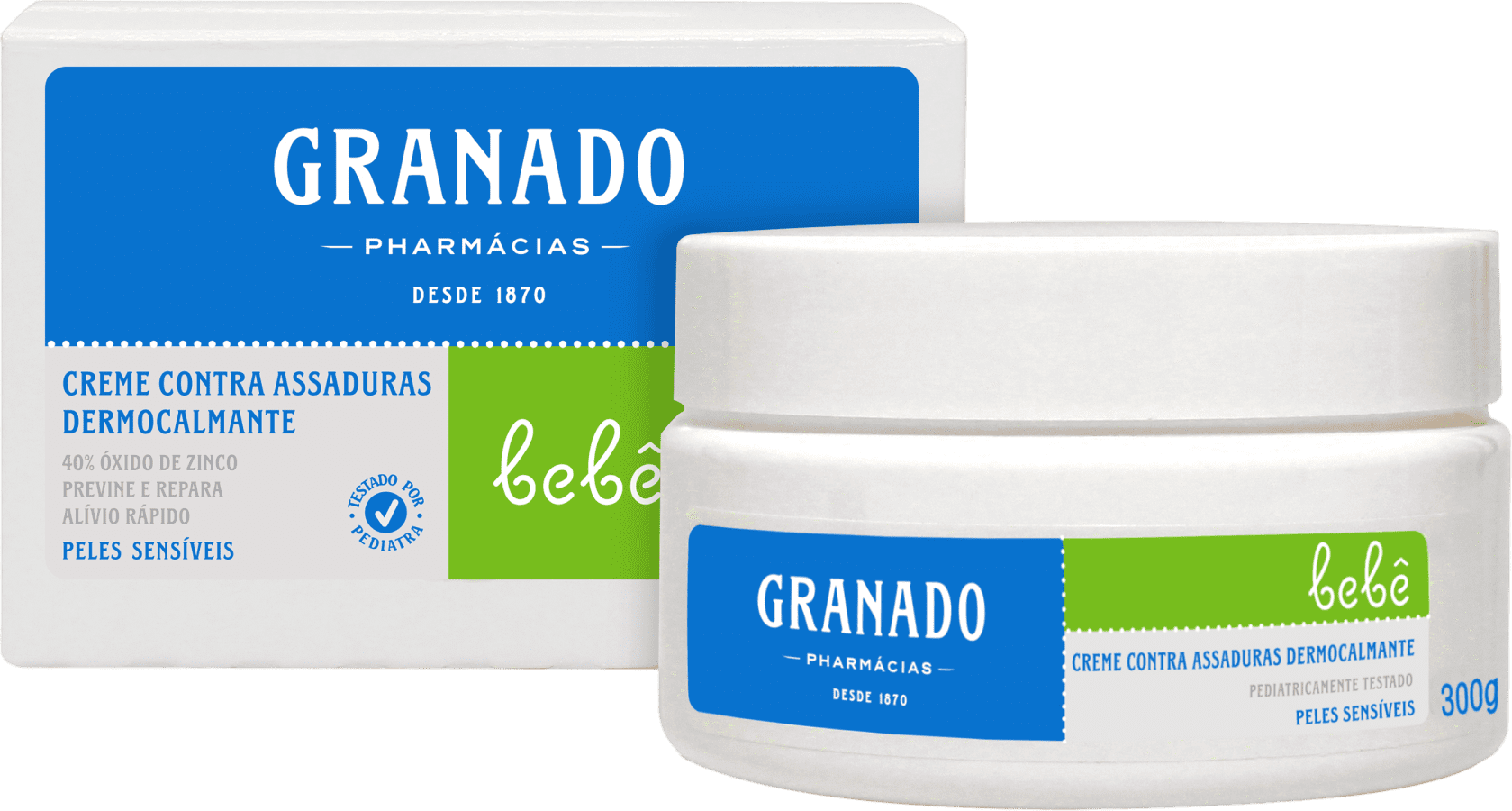 Granado Bebê Peles Sensíveis - Creme para Assaduras 300g