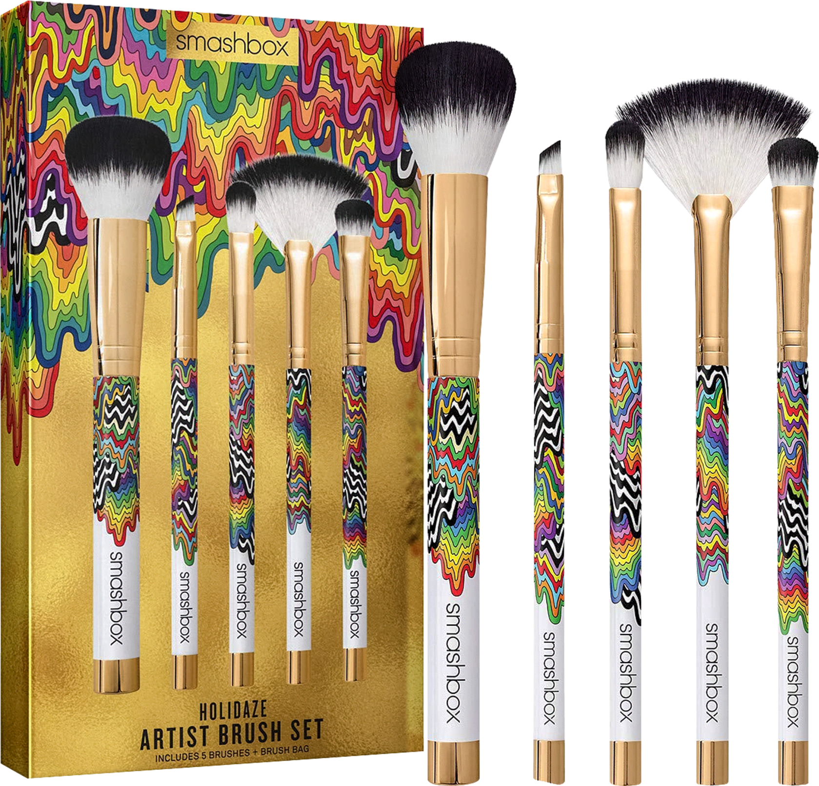 Kit de Pincéis Smashbox Holidaze Artist (5 Produtos)