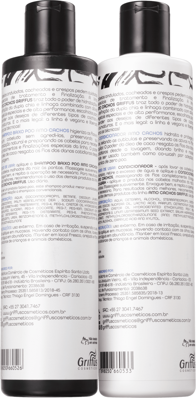 Kit Griffus Amo Cachos Co-Wash Duo (2 Produtos)