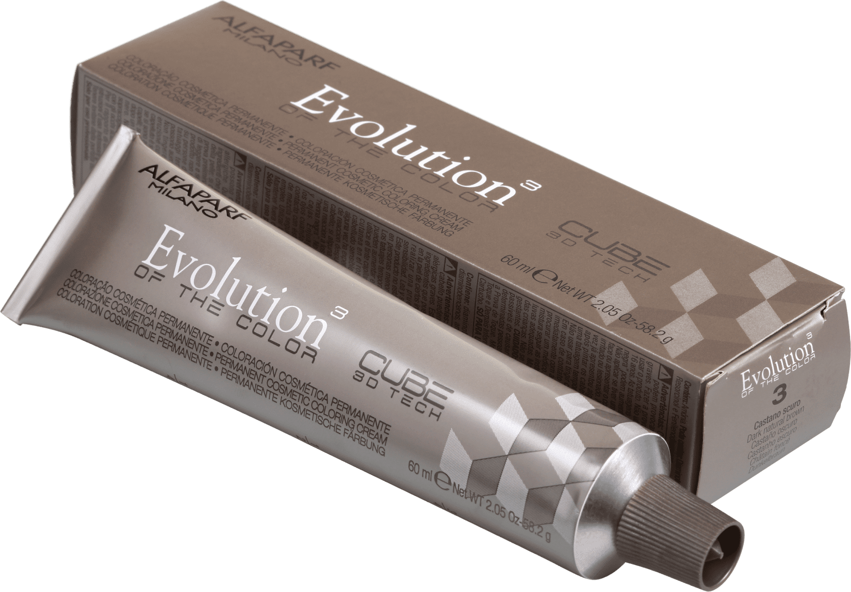 Alfaparf Evolution Of The Color 3 Castanho Escuro - Coloração Permanente 60ml