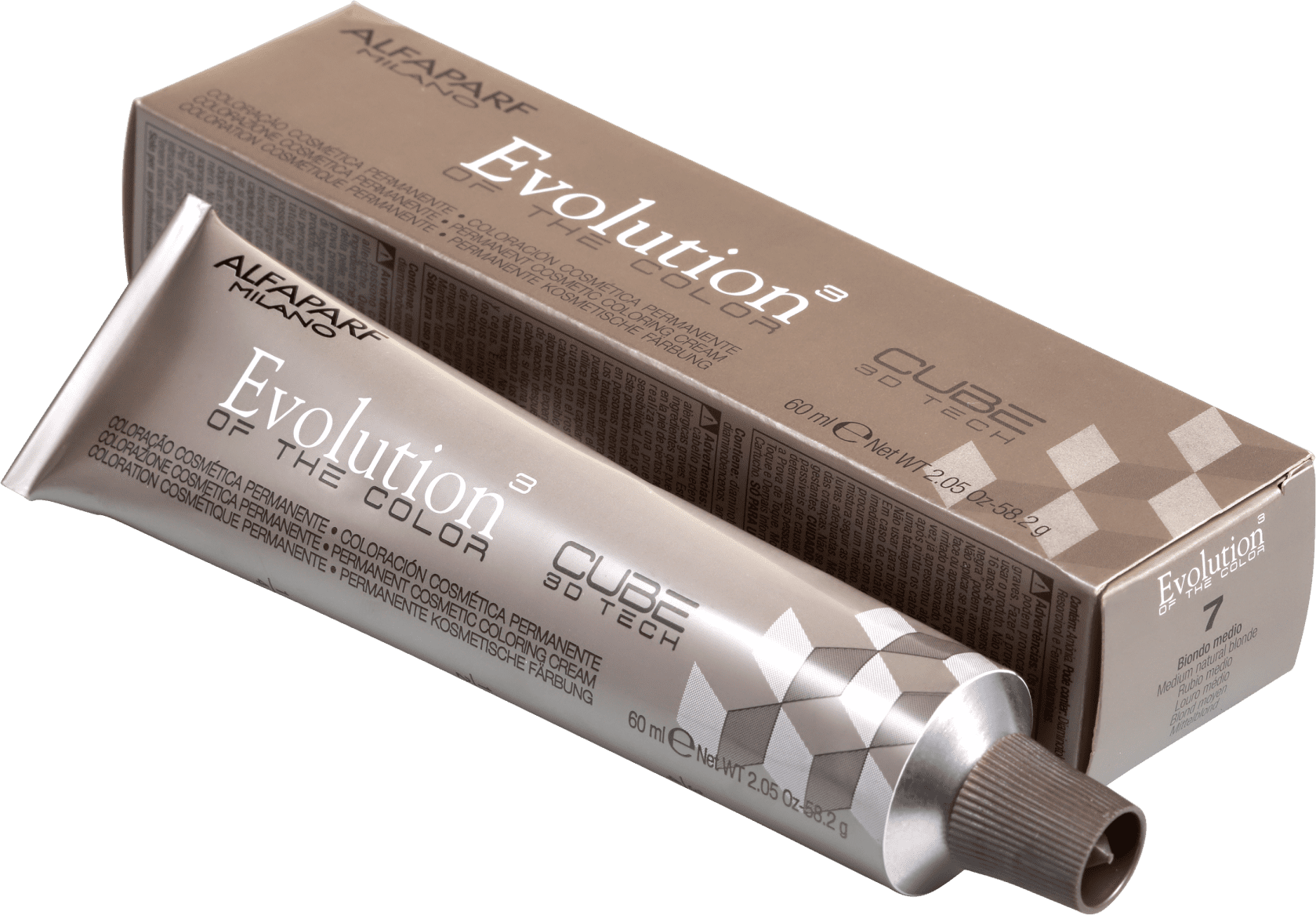 Alfaparf Evolution Of The Color 7 Louro Médio - Coloração Permanente 60ml