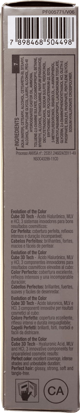 Alfaparf Evolution Of The Color 7 Louro Médio - Coloração Permanente 60ml