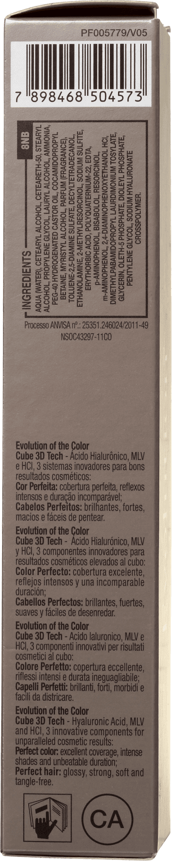 Alfaparf Evolution Of The Color 8NB Louro Claro - Coloração Permanente 60ml