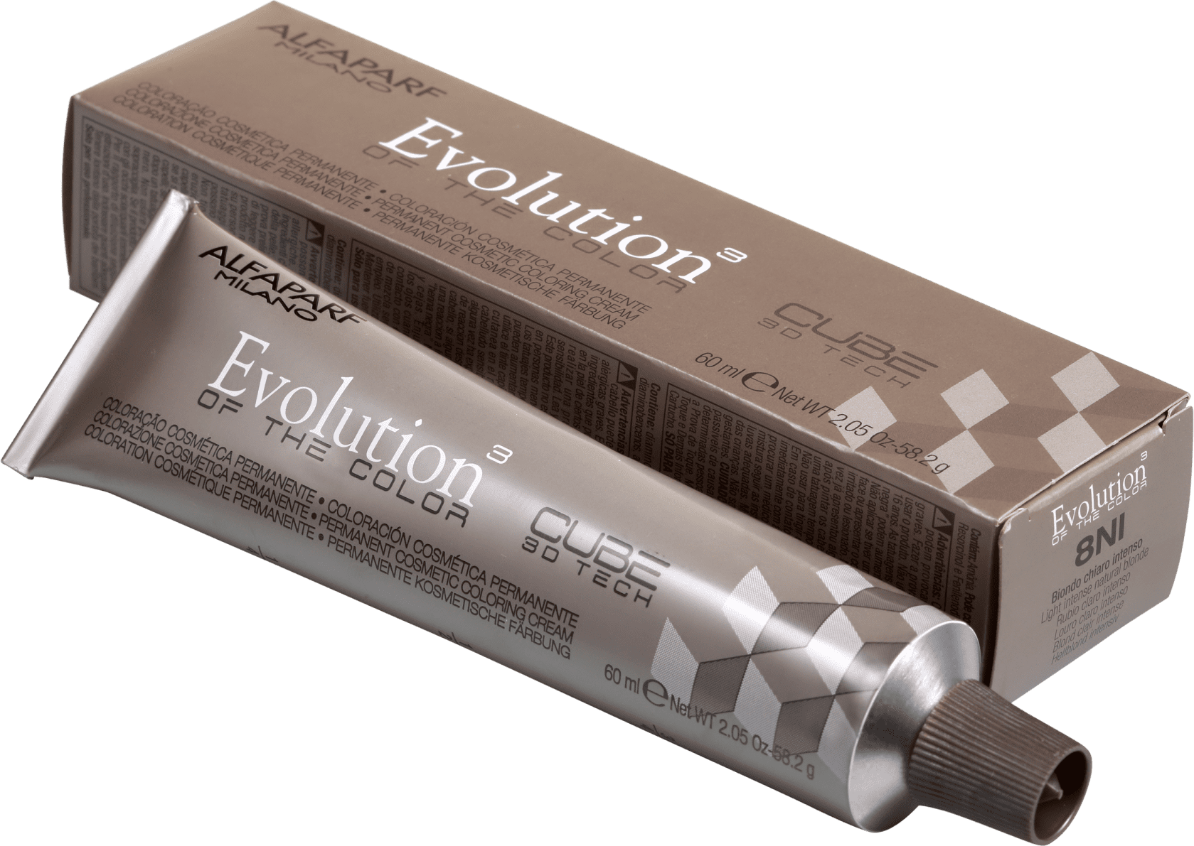Alfaparf Evolution Of The Color 8NI Louro Claro Intenso - Coloração Permanente 60ml