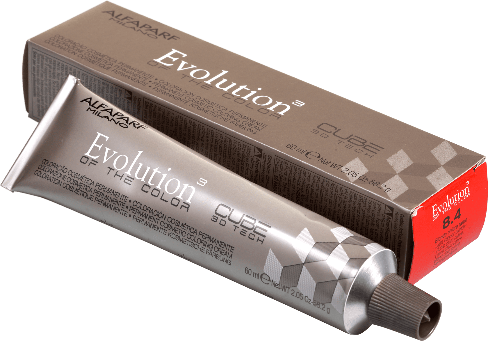 Alfaparf Evolution Of The Color 8.4 Louro Claro Cobre - Coloração Permanente 60ml