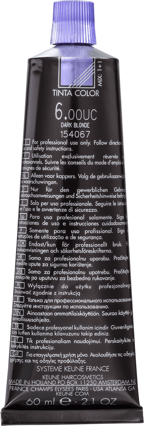 Keune Tinta Color Ultimate Cover 6.00 Louro Escuro - Coloração 60ml