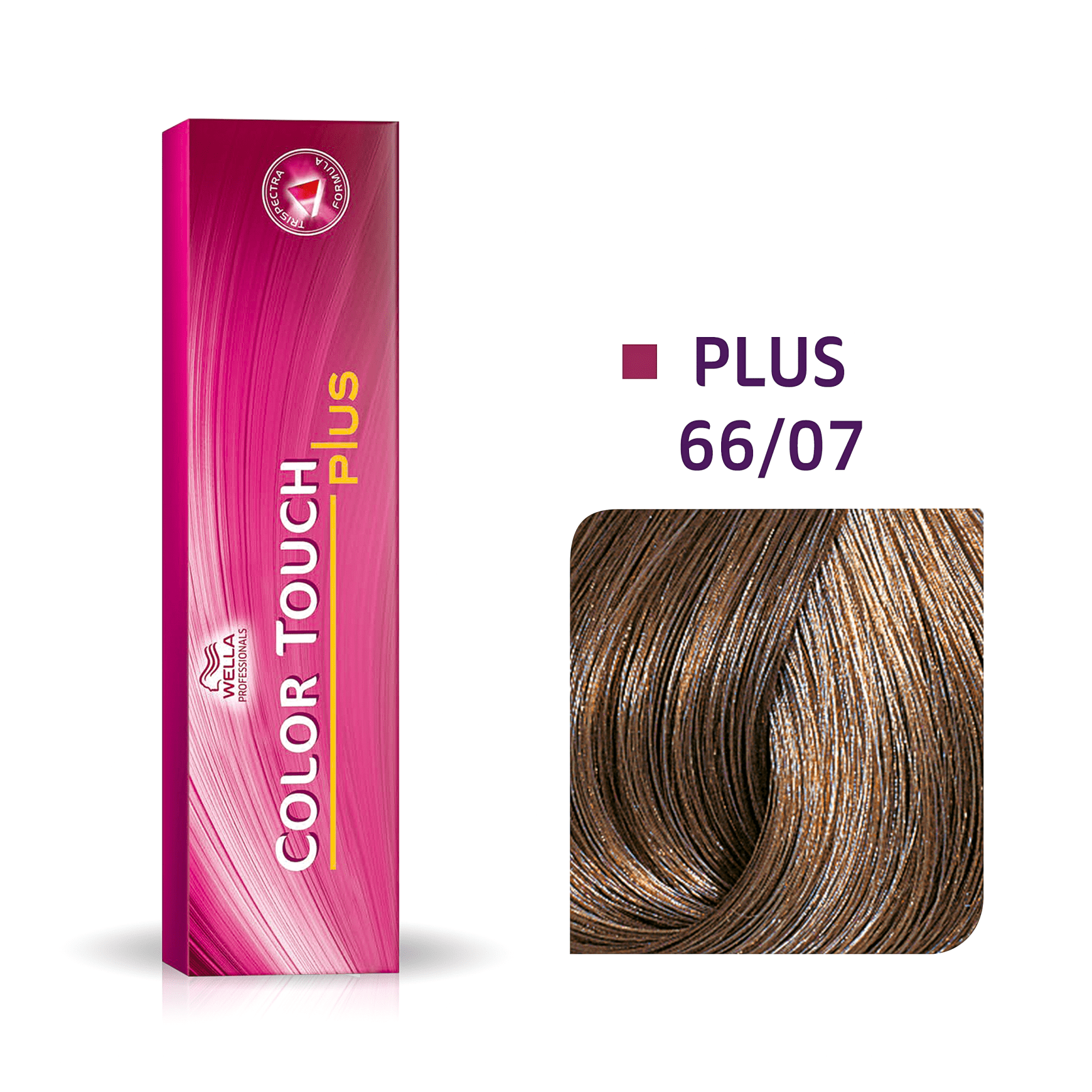 Wella Professionals Color Touch Plus 66/07 Louro Escuro Intenso Natural Marrom - Tonalizante 60g