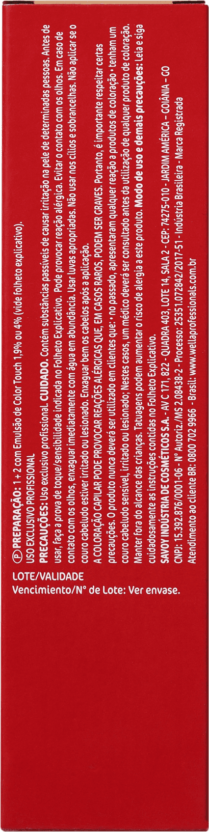 Wella Professionals Color Touch 9/01 Louro Ultraclaro Natural Acinzentado - Tonalizante 60g