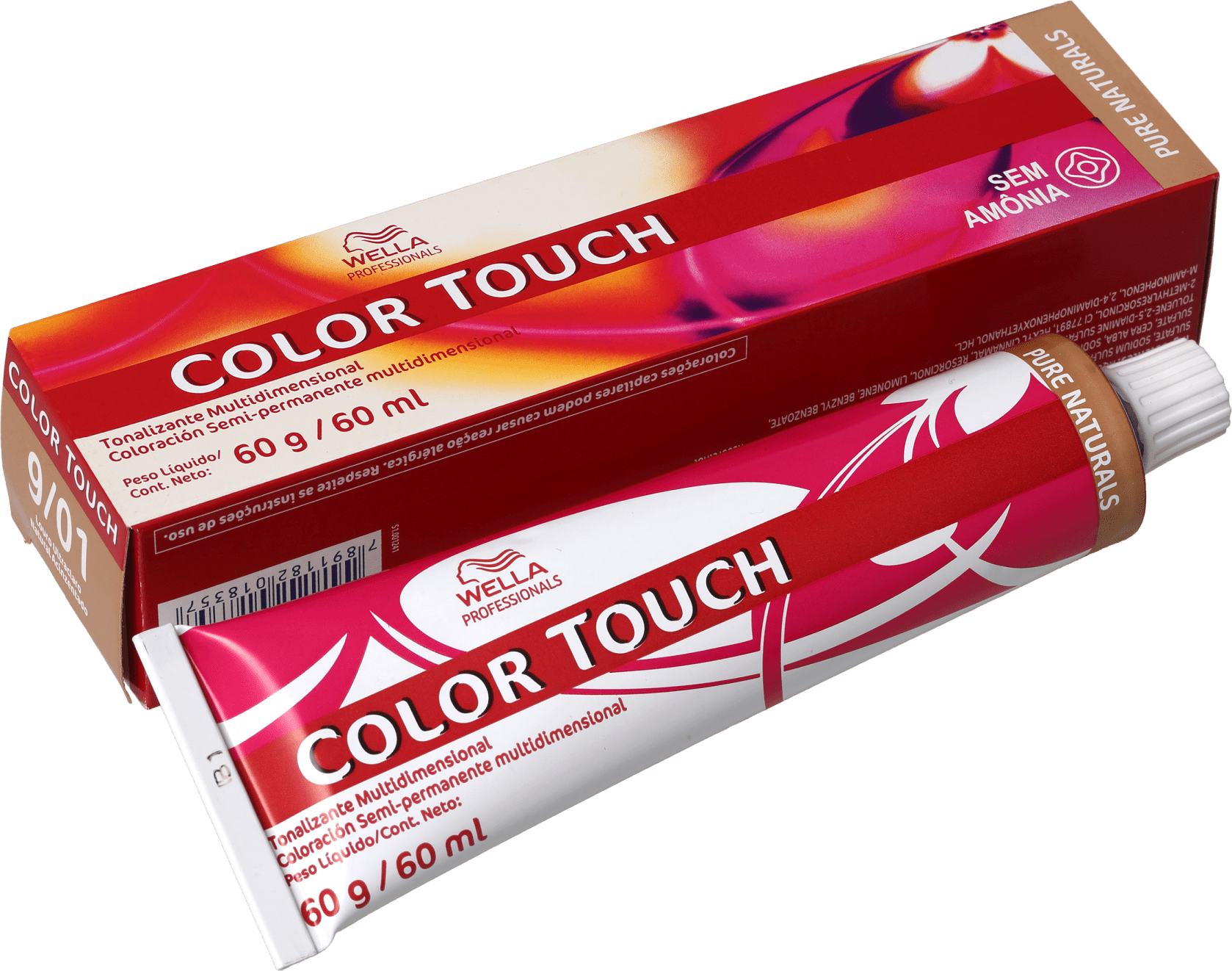 Wella Professionals Color Touch 9/01 Louro Ultraclaro Natural Acinzentado - Tonalizante 60g