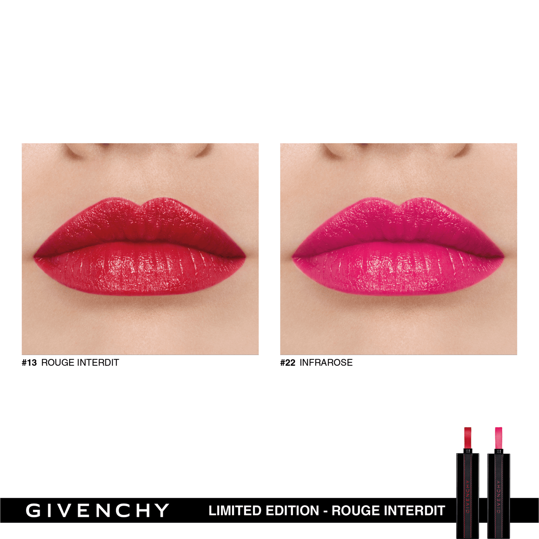 Givenchy Rouge Interdit Limited Edition N°13 Interdit - Batom Cremoso 3,4g